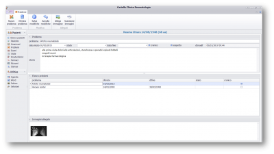 Cartella clinica paziente reumatologia